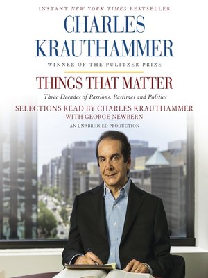 cover image of Things That Matter